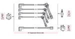 BUJI KABLOSU SEPHIA 1.5İ 1.6İ DOHC (AKI018)