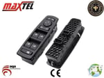CAM KALDIRMA ANAHTARI RENAULT MEGANE III-FLUENCE III 2008> 19P (SIYAH) SOL DÖRTLÜ254000006R