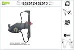 CAM MEKANİZMASI ARKA SAĞ CITROEN C3 I