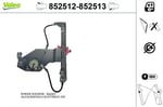 CAM MEKANİZMASI ARKA SOL CITROEN C3 I