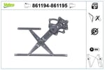 CAM MEKANİZMASI ARKA SOL MITSUBISHI LANCER VI