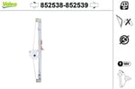 CAM MEKANİZMASI ÖN SAĞ FORD TRANSIT CUSTOM V362