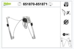 CAM MEKANİZMASI ÖN SOL BMW 7 SERİSİ E38 94>01