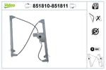 CAM MEKANİZMASI ÖN SOL CITROEN C4 GRAND PİCASSOII