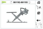 CAM MEKANİZMASI ÖN SOL MITSUBISHI LANCER VI