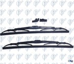 CAM SILGI SÜPÜRGESI METAL 450 MM TAKIM