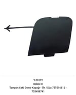 ÇEKİ DEMİR KAPAĞI ÖN DOBLO III DÜZ 735516612 - 735498741