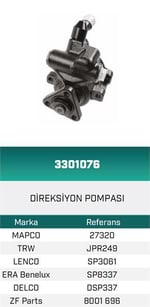 DİREKSİYON POMPASI HİDROLİK 406 Break 2.0 16v HATTAT/HEMA