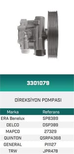 DİREKSİYON POMPASI HİDROLİK 605 2.0 TURBO HATTAT/HEMA