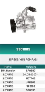 DİREKSİYON POMPASI HİDROLİK 605 3.0 V6 HATTAT/HEMA