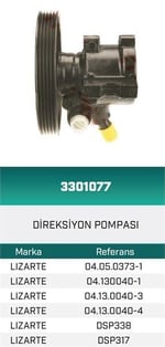 DİREKSİYON POMPASI HİDROLİK EXPERT BOX 1.TD HATTAT/HEMA