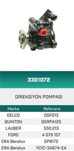 DİREKSİYON POMPASI HİDROLİK TRANSİT BOX 2.DI HATTAT/HEMA