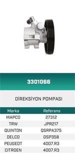 DİREKSİYON POMPASI HİDROLİK XSARA 1.8İ 16V-PEUGEOT 306 HATTAT/HEMA