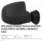DIŞ DİKİZ AYNASI ELEKTRİKLİ ISITMALI DESENLİ SAĞ D USTER 2009>
