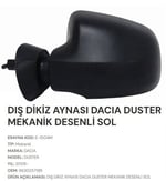 DIŞ DİKİZ AYNASI MEKANİK DESENLİ SOL DUSTER 2009>