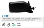 DIŞ DİKİZ AYNASI MEKANİK GÜMÜŞ SAĞ TAUNUS 1.6 89>94 M003.300 1