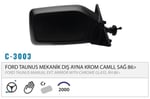 DIŞ DİKİZ AYNASI MEKANİK KROM SAĞ TAUNUS M003.3003