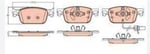 DISK BALATA AUDI A4 ON 2016 GDB2127