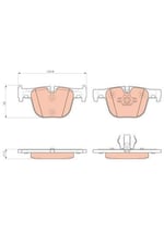 DISK BALATA BMW F30 3 SERISI 2011-- ARKA