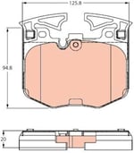 DİSK BALATA BMW ÖN G30 G11 G01 G05 GDB2260 34116872750