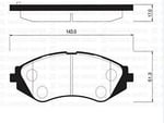 DISK BALATA CHEVROLET EVANDA ON GDB3345