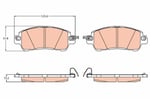 DISK BALATA MAZDA 2 2014 ON