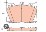 DISK BALATA MERCEDES S213 ON 2017- GDB2150