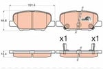 DISK BALATA MITSUBISHI ASX ARKA GDB3583