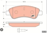 DISK BALATA PEJO-307-PRT YM GDB1463