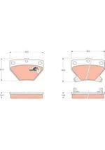 DISK BALATA TOY-COROLLA 16 VVT-I,1,4 16V YARIS 1.0 GDB3243