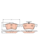 DISK BALATA VOLVO S40 ARKA GDB2086