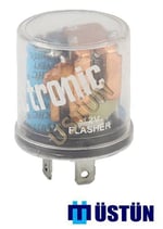 ELEKTRO MEKANİK FLASÖR 12V SEFFAF SSF450