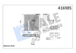 EVAPORATÖR HYUNDAİ BAYON 1.2MPI İ20 1.2 14<21 (VALFSİZ) [BRAZING AL/AL] [265X260X34] EVAPORATÖR AL/BRZ [AL/AL] 265×260X34