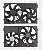 FAN MOTORLARI+DAVLUMBAZ KOMPLE DUAL KIT (200W 360 / 150W 295mm) CADDY III 09>16> BEETLE 12> CC 12> GOLF V VI 04>07>13 JETTA 06> PASSAT 09>15 SCIROCCO 09> TIGUAN 08> TOURAN 09>15 AUDI A3 04>13 TT 07>14 ALTEA 04>15 LEON 06>13 TOLEDO 05>09 OCTAVIA 04>13