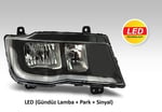 FAR SOL MOTORLU MAN TGX  LED DRL+PARK+SİNYAL