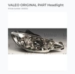 FAR+SİNYAL E SOL PEUGEOT 206 12/05> ŞEFFAF CAMLI