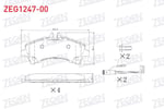 FREN BALATA ARKA FISLI MERCEDES SPRINTER 5T (906) 515 CDI CIFT TEKER 2006-2009/ VW CRAFTER 30-35 2.5 TDI CIFT TEKER 2006-2016 / CRAFTER 30-35 2.0 TDI CIFT TEKER 2006-2016