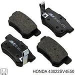 FREN BALATASI ARKA - HONDA CIVIC (ES) : CIVIC (EP, EU) HB 01-05 : CIVIC (FD, FB) 06-16 : CRV (RD) 2.0 02-06 1.6 03-05