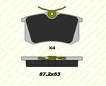 FREN BALATASI ARKA AUDI A1 A1 SB A2 A3 A3 CABRIO A3 SB A4 A4 AVANT A4 CABRIO A6 A6 AVANT A8 ALLROAD TT TT ROADSTER 20961 172 34 ANS KD13