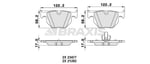 FREN BALATASI ARKA BMW  X5 E70 F15  X6 E71 F16