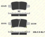 FREN BALATASI ARKA CHEVROLET CRUZE II VOLT I II ASTRA K 22129 171 05 MSH KD13