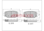 FREN BALATASI ARKA FREEMONT 2.0 CHRYSLER GRAND VOYAGER V RT 3.6 11> VOYAGER 2.8 11>14