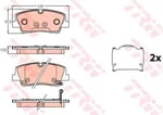 FREN BALATASI ARKA HYUNDAI H350 15>