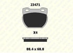 FREN BALATASI ARKA LAND ROVER DEFENDER 110-2.5 90 TDİ 23471 150 04 ANS KD13