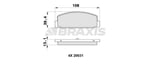 FREN BALATASI ARKA MAZDA 323 626 2.0 98>02 MAZDA 6 03>10 PREMACY 99-05