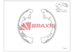 FREN BALATASI ARKA PABUC TOYOTA HILUX 2006-> 2WD 4WD HILUX 2.4 2015-> (KUN25 26 35)