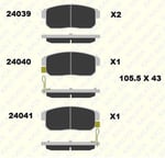 FREN BALATASI ARKA SUZUKI IGNIS 24040 144 05 ANS KD13 2404014405ANSKD13