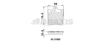 FREN BALATASI ARKA W203 02>07 CL203 02>08 C209 02>09 W210 97>02 R171 04>11