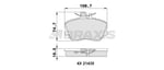 FREN BALATASI ON C-CLASS W202 94>00 S202 96>01