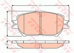 FREN BALATASI ÖN CAMRY 01>06 